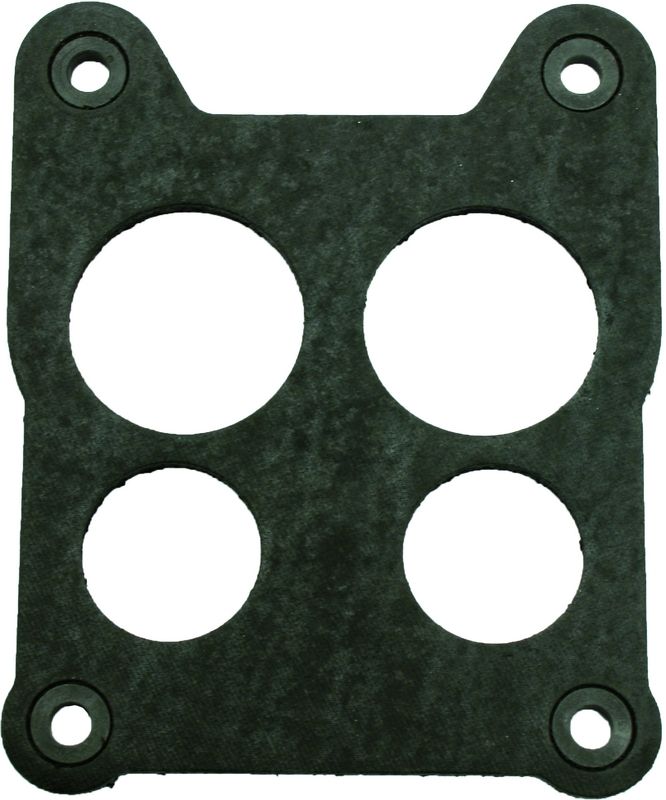 Isolationsplatta  Förgasarspacer. Spread bore. 6,3mm tjock. Fiber. Fotpackning Holley 4165 &amp; 4175. 143x108mm