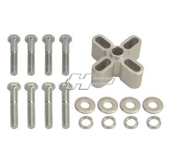 Fläktspacer  1&quot; Universalspacer, 5/16&quot; bultar för 5/8&quot; vattenpump. 5/16&quot;-18 and 5/16&quot;-24 bultar medföljer.