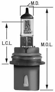 GLÖDLAMPA 12V 65/55W HB5 T-4, 14,7mm