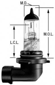 GLÖDLAMPA 12V 55W HALVLJUS