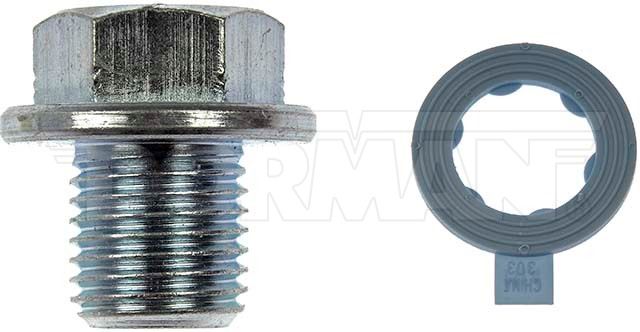 Oljetrågsplugg  M14-1.50 x 14,0mm. 17mm skalle. Packning ingår.
