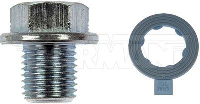 Oljetrågsplugg  M14-1.50 x 14,0mm. 17mm skalle. Packning ingår.