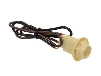70-87 Lamp Bulb Socket With Wire ( Side Marker / License Plate / Spare Tire Lamp