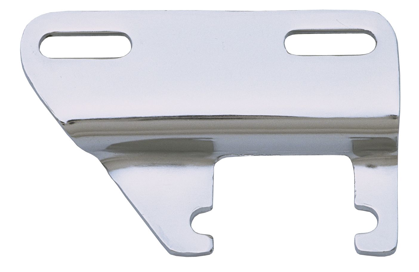 Alternator Bracket, Lower, Driver Side, Header Mount, Steel, Chrome, GM Alternator, Short Water Pump, Small Block Chevy