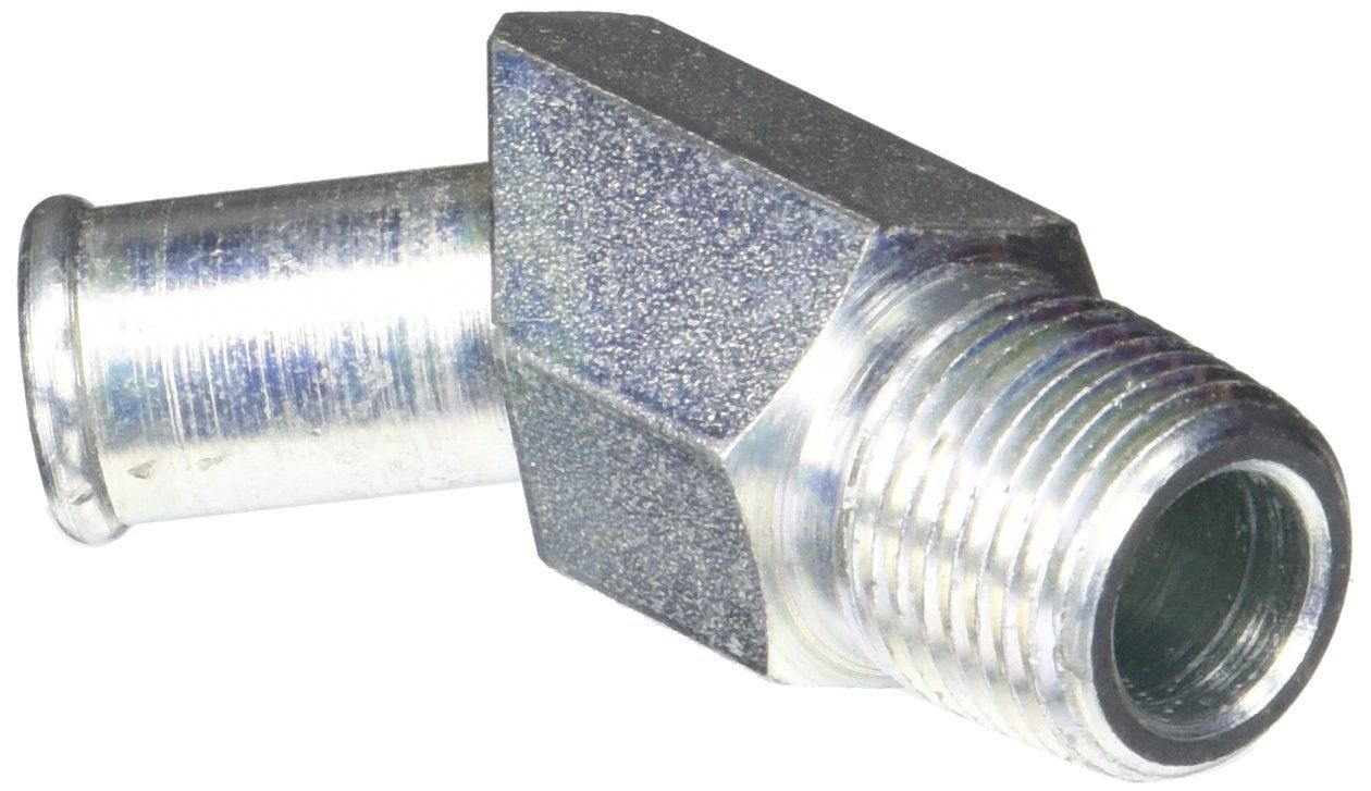 Slangnippel 45° Gänga 1/2&quot;NPT Slangdiameter 5/8&quot; 45°