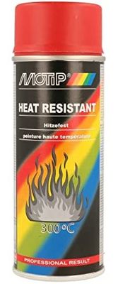 Värmefärg Röd Matt 300°C