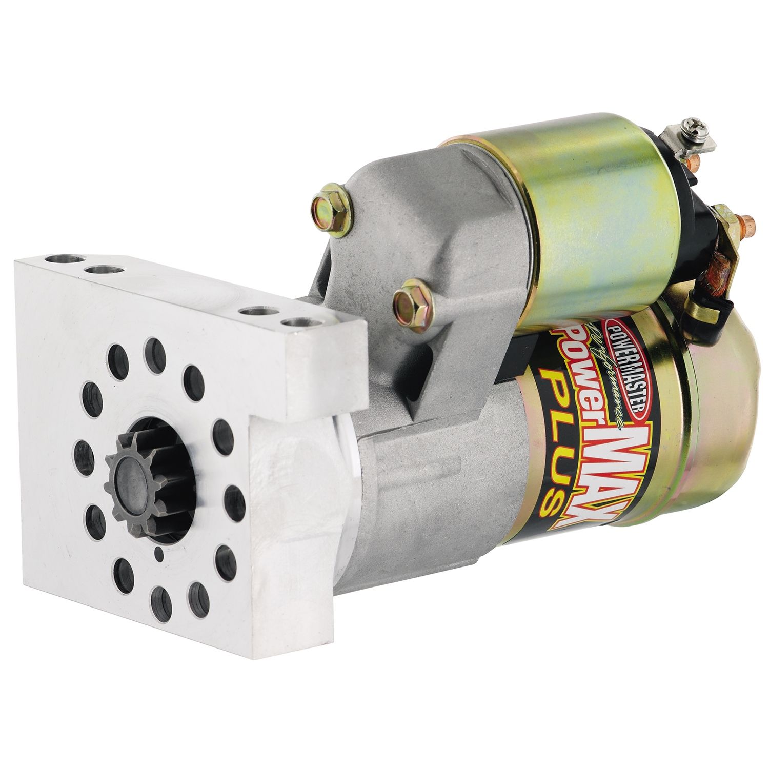 Startmotor Chevrolet 153 och 168 kuggars startkransar. Rakt bultmönster 1,2KW, 170ft/lbs, &lt;11:1 Kompression, PowerMAX Plus. Hitachi style.