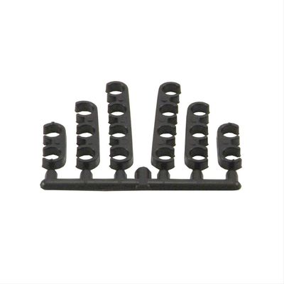 Tändkabelhållare Spark Plug Wire Separators, Nylon, Black, 7mm, 2-Wire, 3-Wire, 4-Wire Separators, Set of 6