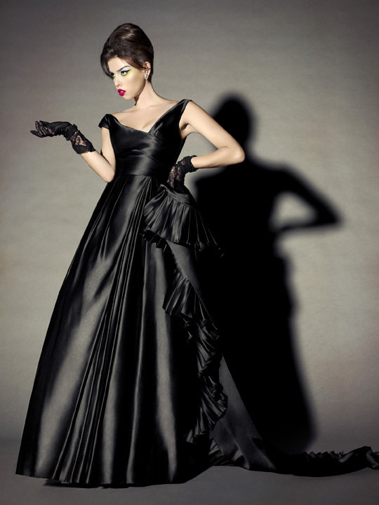ELIZABETH MASON COUTURE &#39;Tiffany&#39; Made To Measure Silk Ball Gown