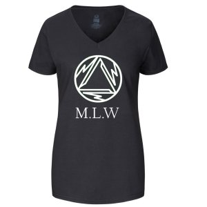 Ladies' M.L.W V-Neck T-Shirt (Size: S-2XL)