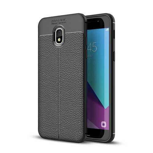 Bakeey Litchi Leather Soft TPU Protective Case for Samsung Galaxy J7 duo