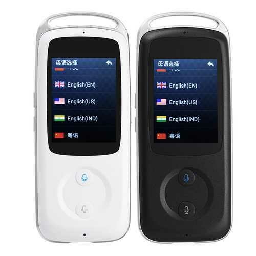 FF91 18 Languages 2.4 inch Touch Screen 1200mAh Voice Artificial Intelligence Translator