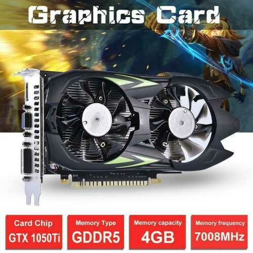 GTX1050Ti 4G DDR5 Desktop Computer Graphics Card Independent High Definition Game black
