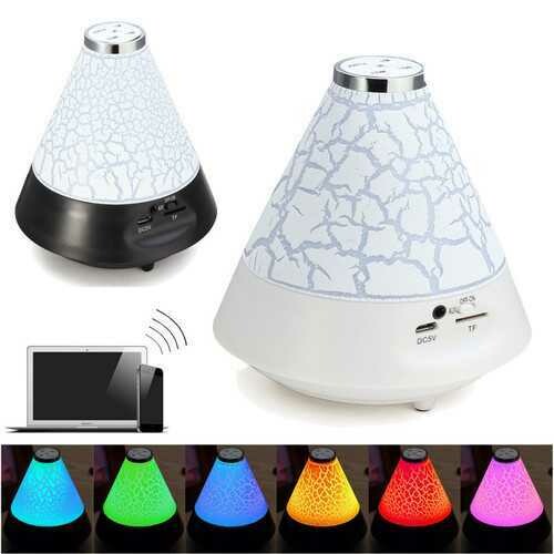 Colorful LED Night Light Portable Stereo bluetooth 3.0 Wireless Music Speaker