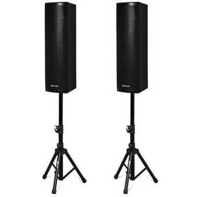2000W Set of 2 Bi-Amplified Bluetooth Speakers