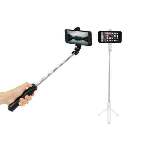 Bakeey 360 Degree Selfie Stick Tripod Desktop Phone Holder with bluetooth Remote Control