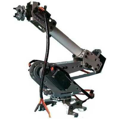 6DOF Mechanical Robot Arm Claw With Servos For Robotics DIY Kit