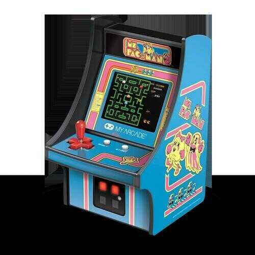 6.75&quot; RETRO MS. PAC-MAN MICRO PLAYER