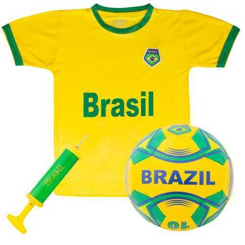 Brazil National Team Kids Soccer Kit - Large