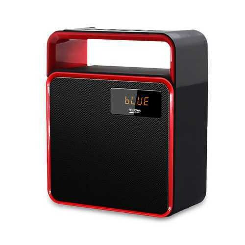 Musky DY31K bluetooth Speaker Clock Portable Wireless Player With LED Light Time Display Hands-Free Call Loudspeaker FM Radio