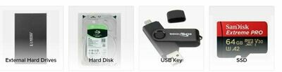 USB Key SSD  Hard Drive