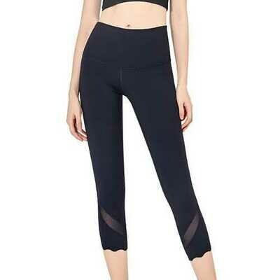 Yoga Pants Woman High Waist Double-Sided Nude Tight-Fitting Sports Cropped Trousers