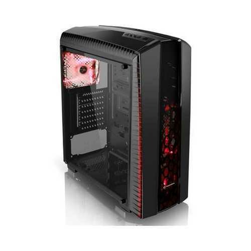 Versa N27 Black 3X Red LED Fan