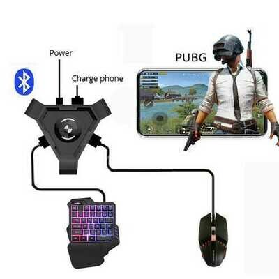 PUBG Mobile Gamepad Controller Gaming Keyboard Mouse Converter for Android Phone to PC Bluetooth Adapter Keyboard mouse converter 3pcs/set