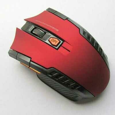 2.4Ghz Mini Wireless Optical Gaming Mouse &amp; USB Receiver for PC Laptop red