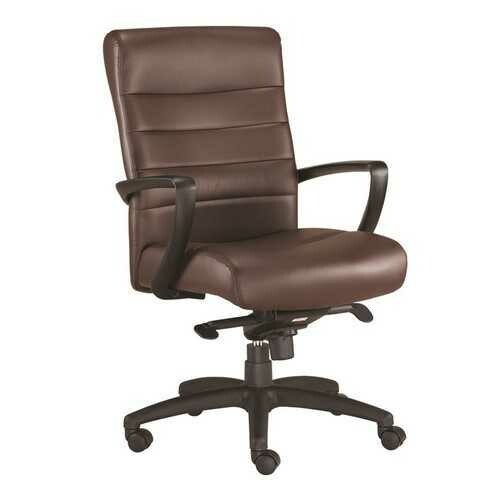 25.8&quot; x 28.9&quot; x 38.8&quot; Brown Leather Chair