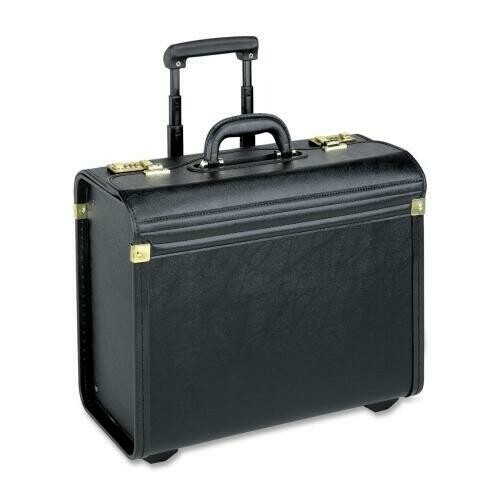 Case of [1] Lorell Rolling Laptop Catalog Case, 16&quot;, Black