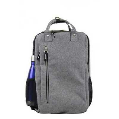 Case of [24] 17&quot; Premium Sleek Computer Backpack - Grey