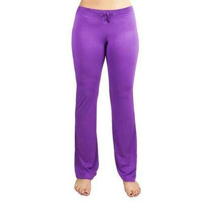 Large Purple Relaxed Fit Yoga Pants