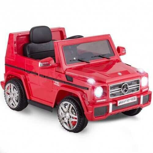Mercedes Benz G65 Licensed Remote Control Kids Riding Car-Red