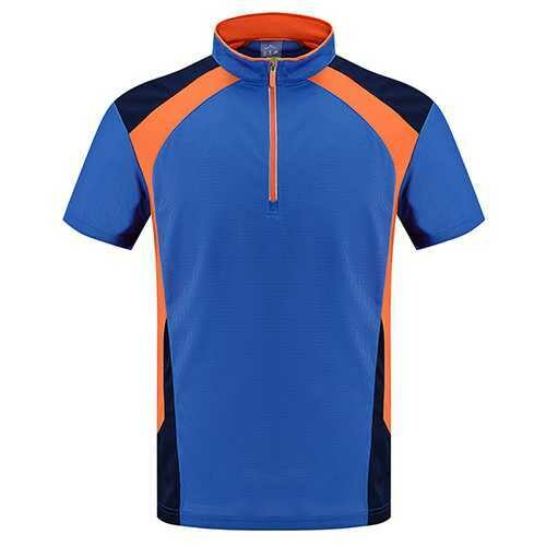 Outdoor Lovers Quick Drying Lapel T-shirts Men&#39;s Casual Sports Breathable Short Sleeved Tops