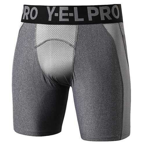PRO Men&#39;s Sport Fitness Training Running Shorts Casual Stretch Quick Dry Breathable Shorts