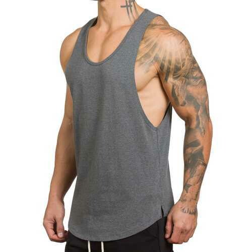 Men&#39;s Sleeveless Running Fitness Tops