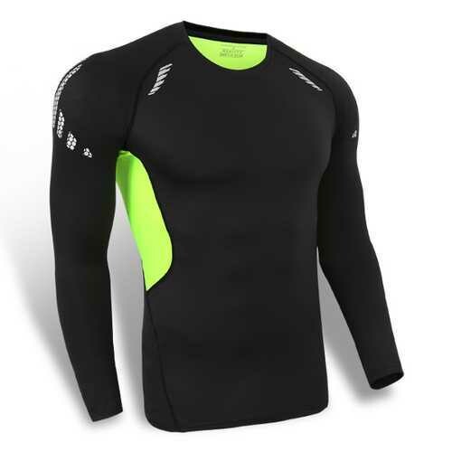 Mens Tight Breathable Wicking Quick Drying T-shirt