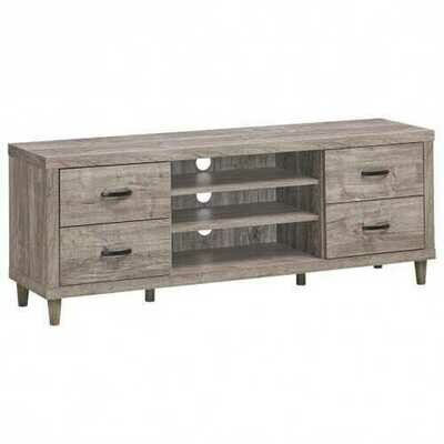 65 Inch TV Stand with Storage Shelves and 4 Drawers