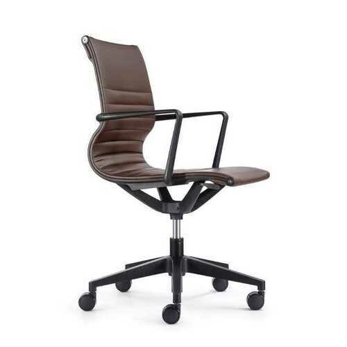 23.8&quot; x 20.8&quot; x 35.8&quot; Brown Vinyl Felx Tilt Chair