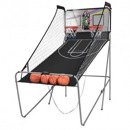 Indoor Double Electronic Basketball Game with 4 Balls