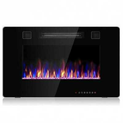 30&quot; Recessed Ultra Thin Electric Fireplace Heater