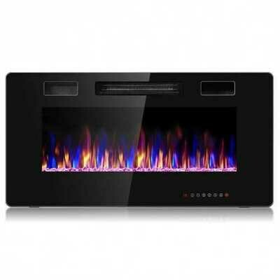 36&quot; Recessed Ultra Thin Wall Mounted Electric Fireplace