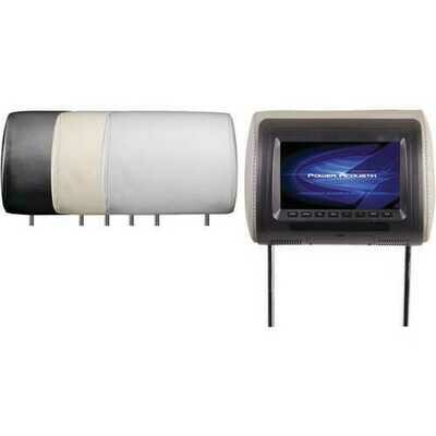 Power Acoustik H-71CC Universal Headrest Monitor with IR Transmitter &amp; 3 Interchangeable Skins (7&quot;)
