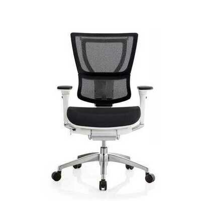 26&quot; x 26&quot; x 40.8&quot; White Mesh Tilt Tension Control Chair