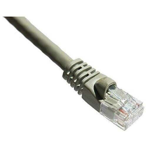 AXIOM 14FT CAT5E 350MHZ PATCH CABLE MOLDED BOOT (GRAY)