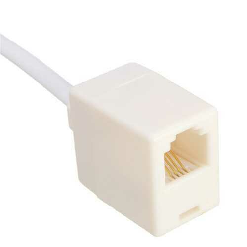 Telephone RJ11 6P4C Female to Ethernet RJ45 8P4C Male Adapter Converter