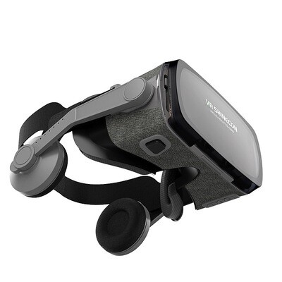 Color: Black, Size: Y1 black handle - Virtual reality VR glasses 3D helmet