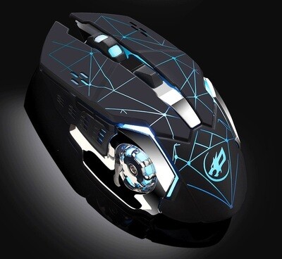 Warwolf Q8 Wireless Rechargeable Mouse Black