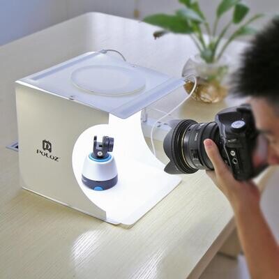 Style: Two bar light - 2 LED panels mini folding portable studio